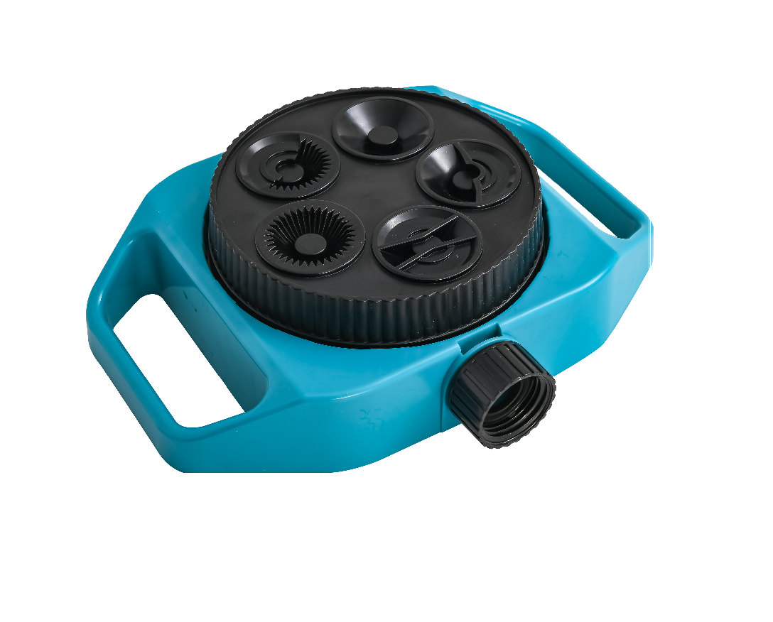 Plastic 5-In-1 Turret Sprinkler #GS-8490