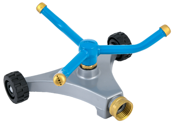 3 Arms Rotary Sprinkler With Wheels #GS-8882